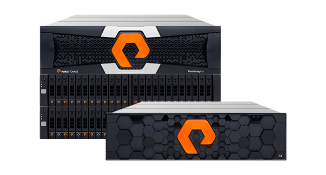 Equipos físicos y soluciones de almacenamiento Pure Storage