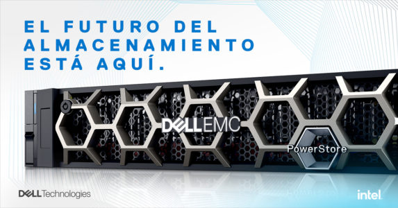 LATAM Spanish social media banner for the PowerStore campaign.